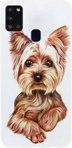 ADEL Siliconen Back Cover Softcase Hoesje Geschikt voor Samsung Galaxy A21s - Yorkshire Terrier Hond