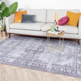 Vintage Vloerkleed - Estate Medaillon Grijs 80x150cm