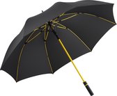 Automatische golf paraplu - Style - zwart/geel