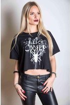 Alice Cooper Dames Tshirt -L- Spider Splatter Zwart