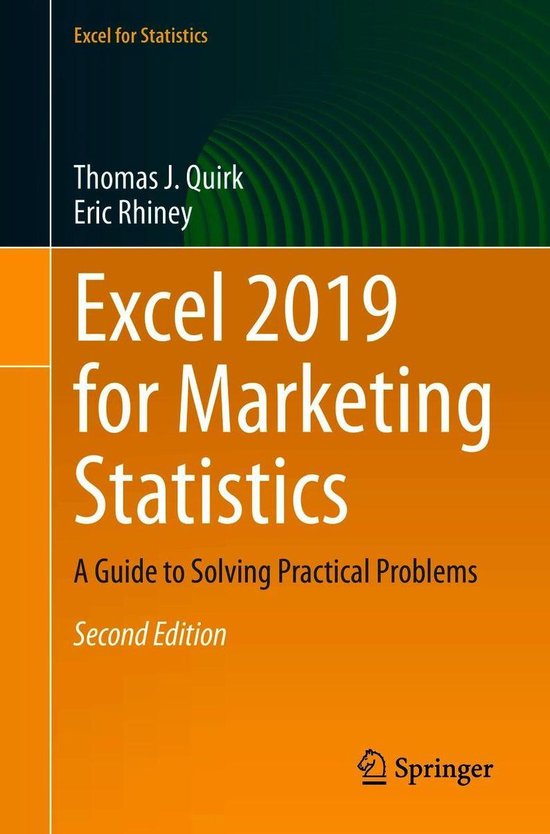 Mathematics and Statistics (R0) - Excel 2019 for Marketing S ... - cover