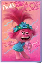 Poster Trolls wereld Tour - Poppy