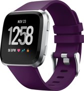 YONO Fitbit Versa 2 Bandje - Siliconen - Paars - Small