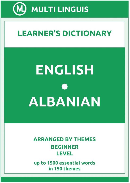Albanian Language Dictionaries EnglishAlbanian Learner's Dictionary