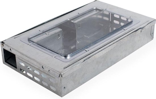 Muizenvanger voor meerdere muizen – diervriendelijke vangkooi met transparant deksel, 2 ingangen en capaciteit tot 20 muizen de beste muizenval