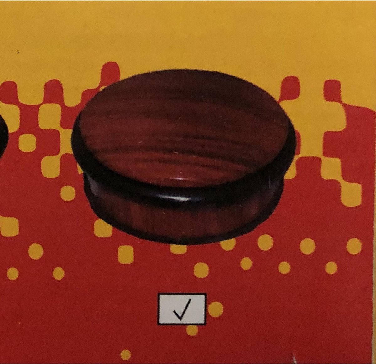 Deltafix deurstopper houtkleur donker 4 cm x 10 cm 1150 gram