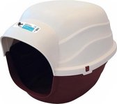 M-pets Reiskennel Igloo 85 X 61 X 57 Cm Rood/ivoorwit