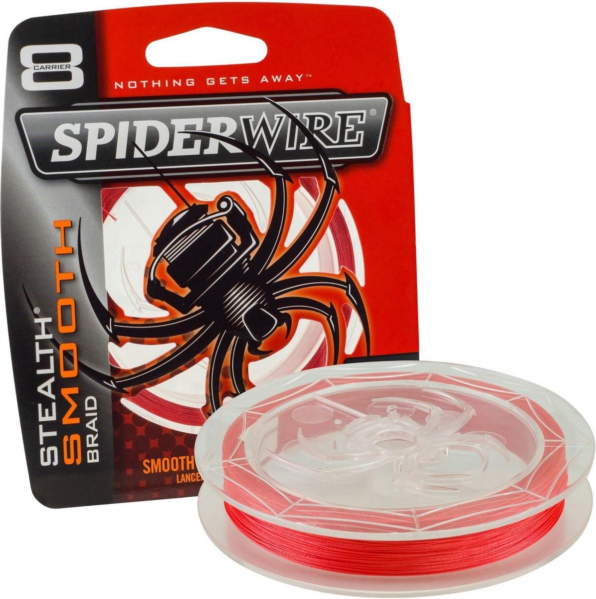 SpiderWire Stealth Smooth 8 - Code Red - 7.5kg - 0.09mm - 150m - Rood