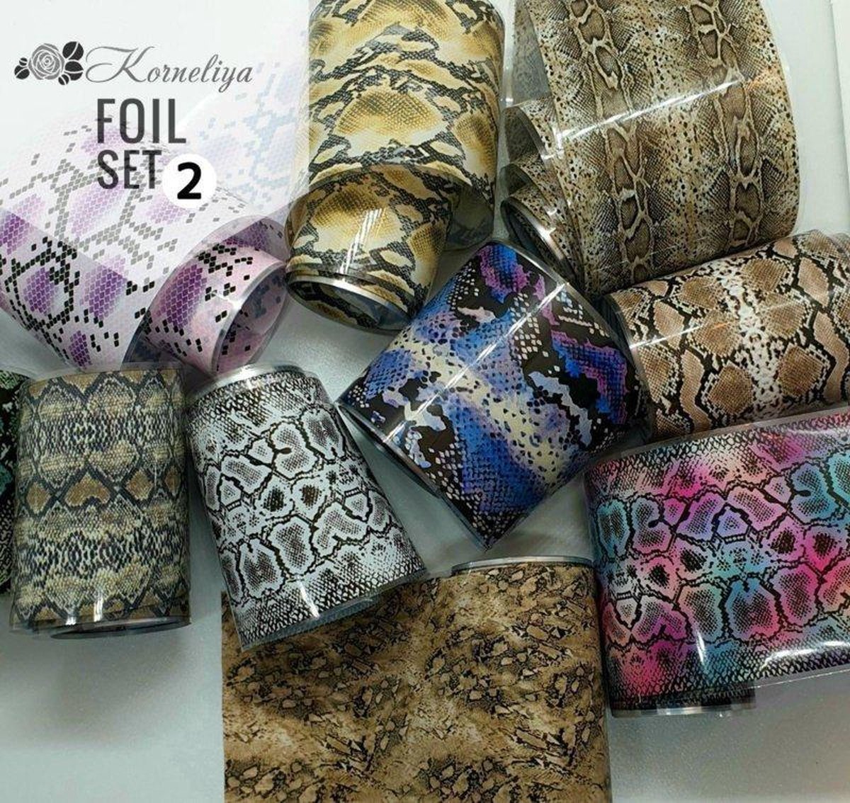 Goedkoopste Korneliya Nail Art Folie Set Snake Nr 2