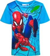 Marvel Spiderman T-shirt - blauw - maat 98 (3 jaar)