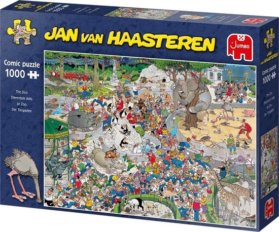 Jan van Haasteren Dierentuin puzzel - 1000 stukjes - Jan van Haasteren