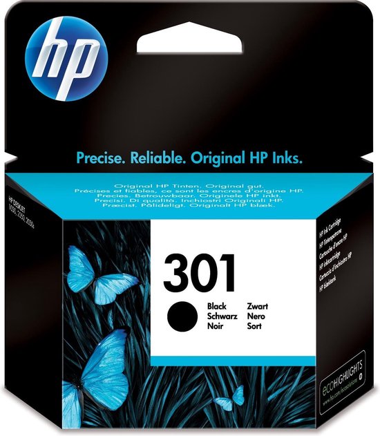 troon Een evenement haar HP 301 - Inktcartridge - Zwart | bol.com