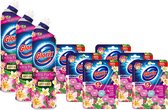 Glorix Bleek Pink Flower 3x 750ml + 6x pink flower power wc blok