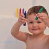 Nuby - Badspeelgoed - 5 Badkrijtjes - Blauw, Groen, Geel, Rood & Paars - 3j+