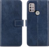 Motorola Moto G10 Hoesje met Pasjeshouder - Motorola Moto G10 Power Hoesje - Motorola Moto G20 Hoesje - Motorola Moto G30 Hoesje - iMoshion Luxe Booktype - Donkerblauw