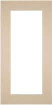 Your Decoration  Passe-Partout - Kadermaat 40x80 cm - Fotomaat 28x68 cm - Beige