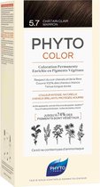 Permanente kleur PHYTO PhytoColor 5.7-castaño marrón claro Geen ammoniak