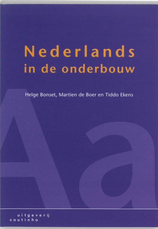 Nederlands In De Onderbouw - cover
