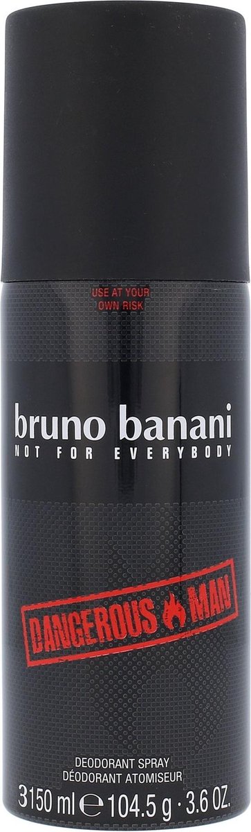 informatie Classificatie Oplossen Bruno Banani - Dangerous Man - Deodorant Spray 150 ml | bol.com