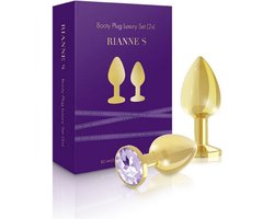 Rianne S Booty Plug Set - Buttplug - 2 Stuks - Goud