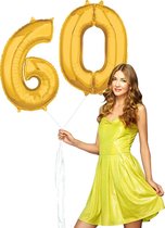 Inclusief helium Ballonnen cijfers 60 gevuld.