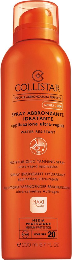 beklimmen mobiel Idool Collistar Moisturizing Tanning Spray Zonnebrand SPF20 - 200 ml | bol.com