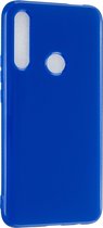 Voor Huawei P Smart Z 2.0mm dikke TPU Candy Color beschermhoes (donkerblauw)