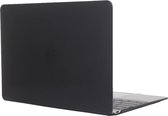 Gekleurde transparante kristallen harde beschermhoes voor MacBook 12 inch (zwart)