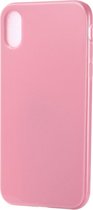 Candy Color TPU Case voor iPhone XS Max (roze)