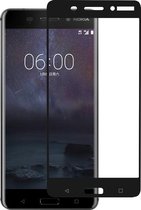 Let op type!! Volledige lijm volledige cover Screen Protector gehard glas film voor Nokia 6