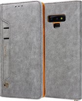 Voor Galaxy Note9 CMai2 Kaka-serie Litchi Texture horizontale flip lederen tas met houder en kaartsleuven (grijs)