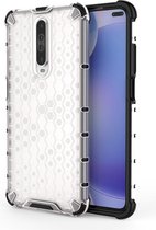 Voor Xiaomi Redmi K30 schokbestendige honingraat pc + TPU beschermhoes (wit)