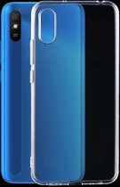 Voor Geschikt voor Xiaomi Redmi 9A 0,75 mm ultradunne transparante TPU zachte beschermhoes