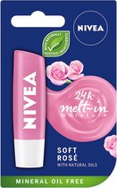 Nivea 24H - Mett-In Moisture Nourishing Soft Rose Lipstick 4.8G