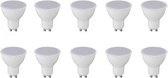 LED Spot 10 Pack - Igory - GU10 Fitting - 8W - Helder/Koud Wit 6400K