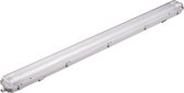 LED TL Armatuur met T8 Buizen - Pimosta - 120cm Dubbel - 36W - Helder/Koud Wit 6400K - Mat Grijs