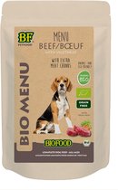 Biofood organic hond rund menu pouch - 150 gr - 15 stuks