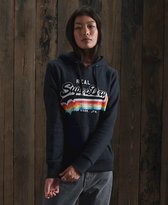 Superdry Dames Trui Hoodie voor over het hoofd met Vintage logo