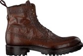 Mazzeltov 9079 Veterboots - Laarzen Met Veters - Heren - Cognac - Maat 43