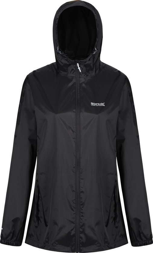 Regatta Pack-It II  Regenjas - Maat 40  - Vrouwen - zwart