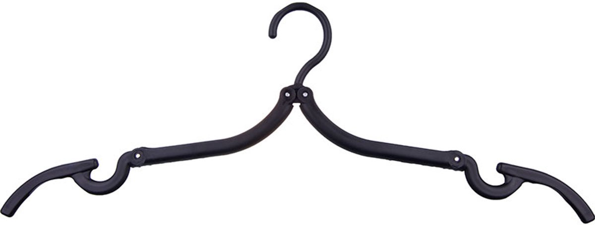 Rubytec Kledinghanger Bat 45 Cm Polypropeen Zwart 3 Stuks