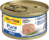 Gimdog little darling pure delight tonijn - 85 gr - 12 stuks