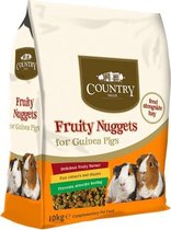 Burgess country value fruity nuggets guinea pig - 10 kg - 1 stuks