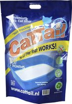 Cattail trackless silica kattenbakvulling - 16 ltr 7,5 kg - 2 stuks