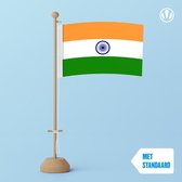 Tafelvlag India 10x15cm | met standaard