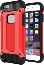 Apple iPhone 6/6s Plus Hoesje - Mobigear - Outdoor Serie - Hard Kunststof Backcover - Rood - Hoesje Geschikt Voor Apple iPhone 6/6s Plus