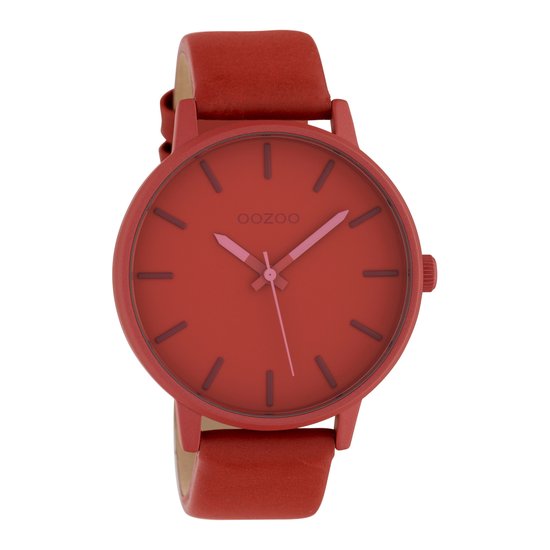 Montre OOZOO Timepieces C10381 rouge chaud 45 mm