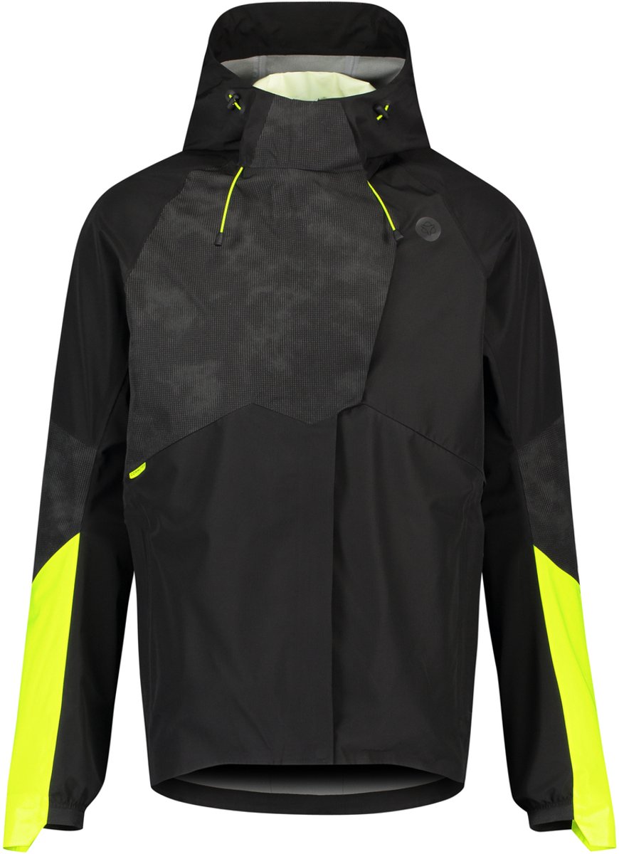 AGU Tech Regenjas Commuter Heren – Reflecterend Zwart