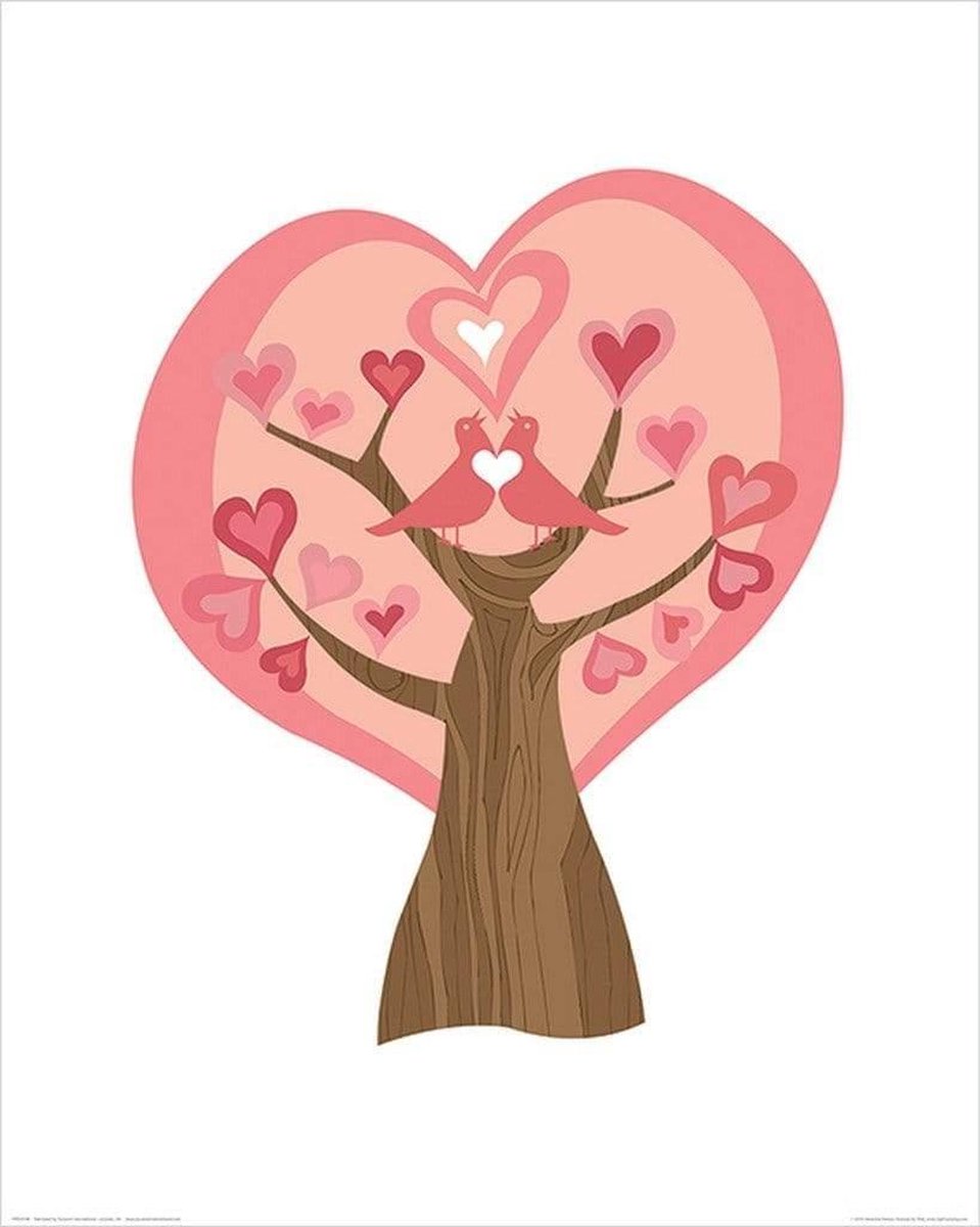 Pyramid Kunstdruk Valentina Ramos - Tree of Love 40x50cm Divers