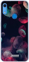 Huawei Y6 (2019) Hoesje Transparant TPU Case - Jellyfish Bloom #ffffff